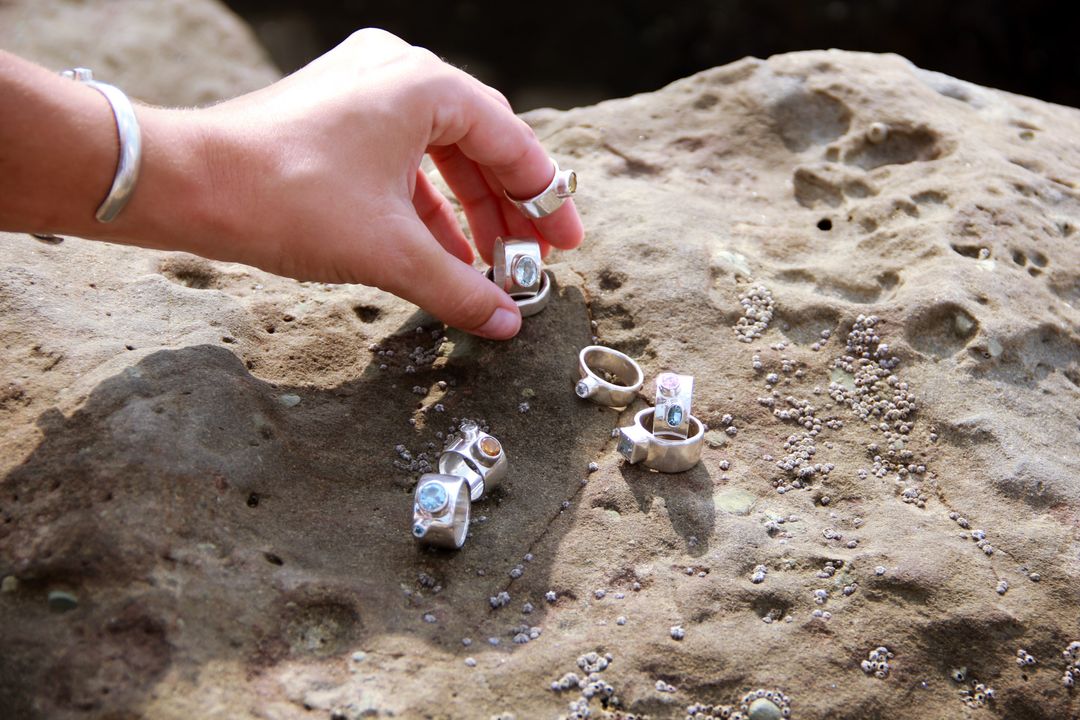 Kliem Jewelry — Santa Teresa, tide pools, photograph by Marylou Priem